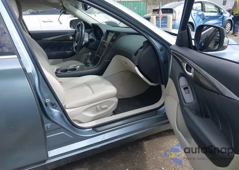 2018 Infiniti Q50 3.0T Luxe z USA, uszkodzony, nr VIN JN1EV7AP1JM590220